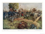 Battle of Gettysburg Giclee Print by C.d. Graves