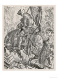 After Defeat at Flodden Randolph Murray Returns to Edinburgh Giclee Print by Noel Paton