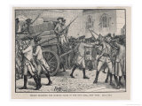Stamp Act Introduced in New York, Troops Escort the Stamped Paper to the City Hall New York Giclee Print by H.m. Paget