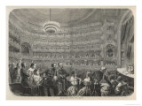 Bolshoi Theatre Interior reproduction procédé giclée par Jules Gaildrau