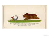 There was a Young Lady of Clare Who was Madly Pursued by a Bear Lámina giclée por Edward Lear There was a Young Lady of Clare Who was Madly Pursued by a Bear Lámina giclée por Edward Lear
