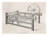 Hargreaves' Spinning Jenny James Hargreaves in 1767 Invented This Jenny Giclee Print by Laurence Stephen Lowry