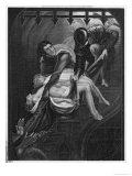 Disposing of the Bodies of Edward V and Richard Duke of York Giclee Print by Rogers 