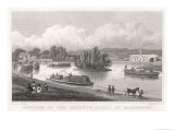 Junction of the Regent's Canal at Paddington Giclee Print by S. Lacey