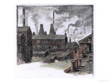 Sheffield Landscape Giclee Print by A. Morrow
