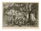 Merry Lunch It Was Giclee Print by F.t. Merrill