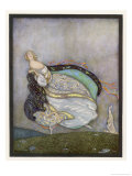 Cinderella Runs Away from the Ball and the Prince Giclee Print by Jennie Harbour