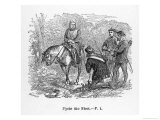 Robin Hood Meets Other Outlaws in Sherwood Forest Giclee Print by Petherick 