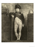 Taken to Plymouth as Prisoner after Waterloo Napoleon Poses on the Gangway of the Bellerophon Lámina giclée por Charles Lockhart Taken to Plymouth as Prisoner after Waterloo Napoleon Poses on the Gangway of the Bellerophon Lámina giclée por Charles Lockhart