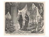 Croesus King of Lydia Showing Solon His Wealth Giclee-vedos tekijänä H. Leutemann