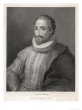 Miguel de Cervantes Spanish Novelist Giclee Print by Mackenzie 