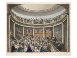 Humphrey Davy Lectures at the Surrey Institution London Giclee Print by Rowlandson & Pugin 