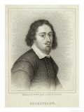 William Shakespeare Playwright and Poet Giclee Print by William Holl the Younger