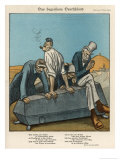 The Allies are Burying Germany with the Versailles Terms Giclee Print by Wilhelm Schulz