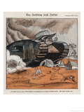 John Bull's Tanks Impose British Imperialism on India Giclee Print by Wilhelm Schulz