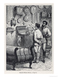 20,000 Leagues Under the Sea: Captain Nemo Explains the Instruments in His Room Giclee Print by Hildebrand 
