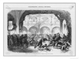 French Expedition the French Inside Puebla Giclee Print by V. Pierson
