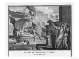 Cleopatra VII in Her Barge on the Nile Giclee Print by Augustyn Mirys