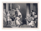 The Oracle of Delphi Answering an Inquirer's Question Reproduction procédé giclée par Jeanron 