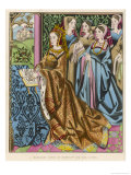 Margaret of Anjou Queen of Henry VI Daughter of Rene d'Anjou Giclee Print by Henry Shaw