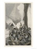 Battle of Lake Champlain Giclee Print by Henry Reuterdahl