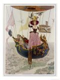 The First Manned Flight in a Gas Balloon Over Paris Wydruk giclee autor Maurice Leloir The First Manned Flight in a Gas Balloon Over Paris Wydruk giclee autor Maurice Leloir