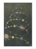Spiral of Galaxies Twisting in the Infinite Through All Eternity Giclee Print by R. Mainella