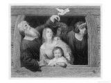 The Dove Returns to Noah's Ark Carrying a Leaf Which Shows That the Flooding is Over Giclee Print by Oppenheim 