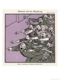 An Angry Crowd Giclee Print by F. Schilling