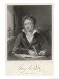 Percy Bysshe Shelley English Romantic Poet Giclee Print by William Holl the Younger