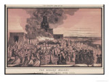 The Modern Moloch, Society Devotes Itself to Vanity Fashion and Greed Giclee Print by Matt Morgan