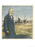 Theodor Storm German Writer Giclee Print by Wilhelm Schulz