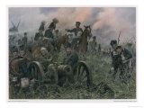Gneisenau at the Battle of Ligny Where Napoleon Defeats Blucher's Prussians Giclee Print by R Knoetel