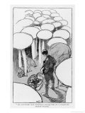 The First Men in the Moon, the Travellers Wonder Giclee Print by Claude Sheperson