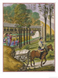 Medieval Archers Shooting at the Butt (Target) Using Crossbows Giclee Print by Henry Shaw