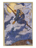 Wood Witch Giclee Print by Florence Harrison
