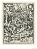 God Creates Eve reproduction procédé giclée par Hans Holbein the Younger