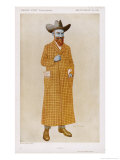 George Bernard Shaw British Playwright and Critic in a Long Check Coat reproduction procédé giclée par Alick P.f. Ritchie