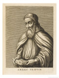 Amerigo Vespucci Italian Navigator Giclee Print by Larmessin & Boulonois 