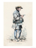 Botanist at Work Giclee Print by Panquet 
