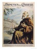 Francesco Forgione Name in Religion Pio de Pietrelcina Known as "Padre Pio" Capucin Friar Reproduction procédé giclée par Walter Molini