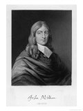 John Milton English Poet Giclee Print by William Holl the Younger