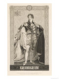King George IV of England Full Length Picture Giclee Print by Krausse 