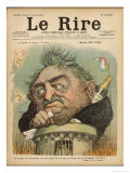 Cecil Rhodes Statesman Entrepreneur and Imperialist in South Africa Caricatured by Leandre Giclee Print by Leandre 
