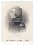 Theobald Wolfe Tone Irish Patriot Giclee Print by F. Scriven