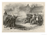 Gunfight Between Fenian "Moonlighters" and the Police at Mill Near Cork Giclee Print by Kremer & Janet 
