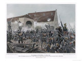 The Fighting at la Haye-Sainte Giclee Print by R Knoetel