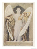Guardian Angel Protects the Tired and the Disabled Giclee Print by Frank C. Pape