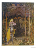 Lancelot Approaches the Chapel Perilous reproduction procédé giclée par Mackenzie 