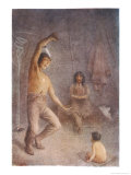 Algonquin Deity Glooskap (The Liar) Working His Magic reproduction procédé giclée par James Jack